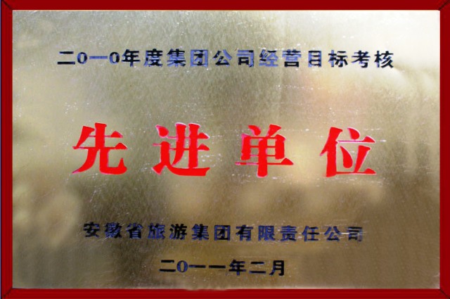2010绩效考核先进单位
